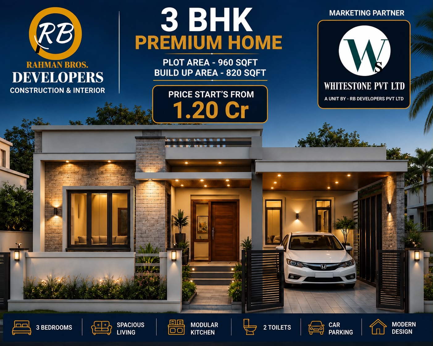 Villa at Saikam Aananda — Phase 1 - independent villa by RB Developers at Sarjapur Bangalore
