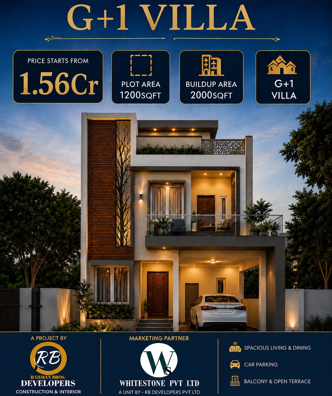 Villa at Saikam Aananda — Phase 1 - independent villa by RB Developers at Sarjapur Bangalore