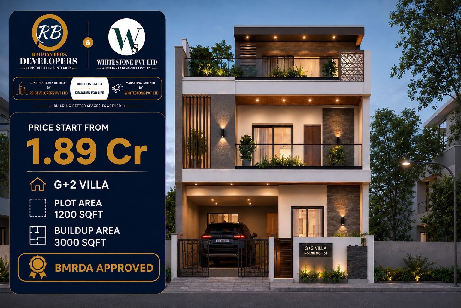 Villa at Saikam Aananda — Phase 1 - independent villa by RB Developers at Sarjapur Bangalore