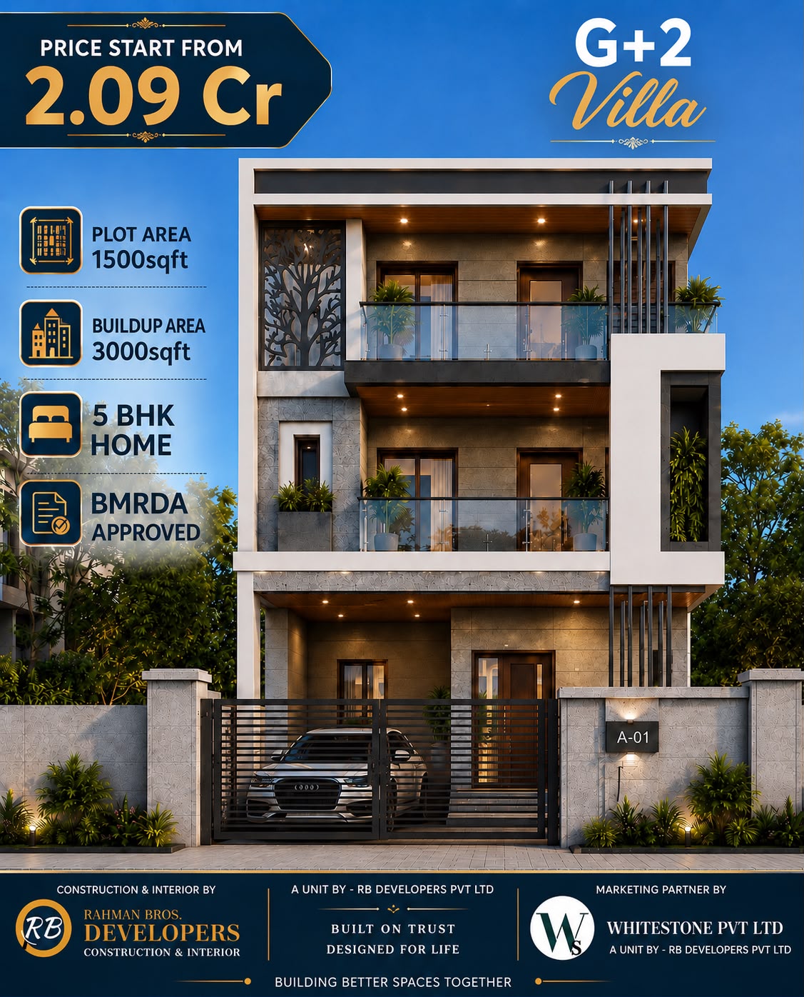 Villa at Saikam Aananda — Phase 1 - independent villa by RB Developers at Sarjapur Bangalore